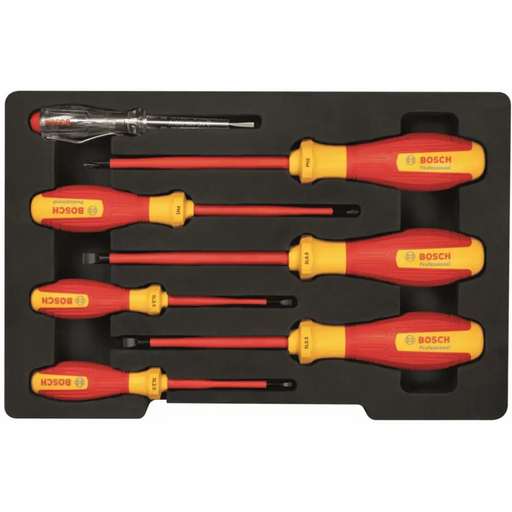 КОМПЛЕКТ ОТВЕРТКИ 1000V 7 ЧАСТИ BOSCH