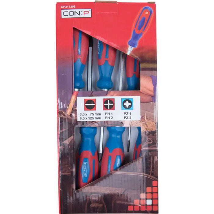 КОМПЛЕКТ ОТВЕРТКИ 6 БРОЯ CON:P