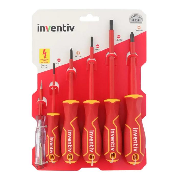 КОМПЛЕКТ ОТВЕРТКИ 6Ч. INVENTIV