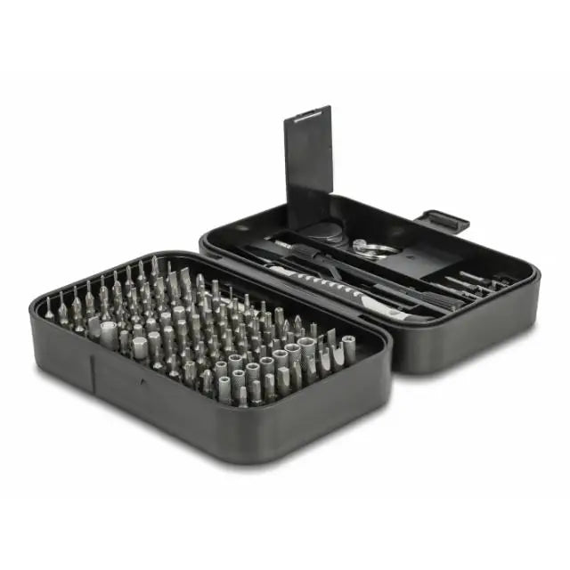 Комплект отвертки DeLock 64167 130 части S2 Калъф