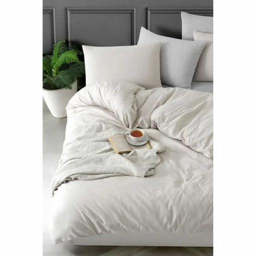 Комплект покривка за завивка Бежов 200 легло 3 Части