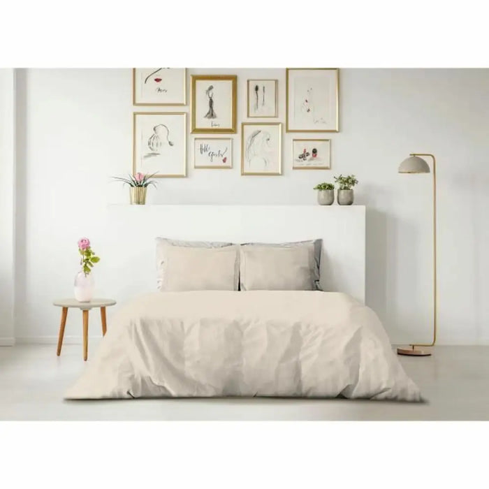 Комплект покривка за завивка Lovely Home Бежов Сметана 220