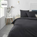 Комплект покривка за завивка TODAY Percale Черен Сив