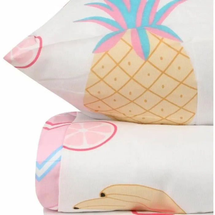 Комплект покривка за завивка Бял 200 легло 3 Части