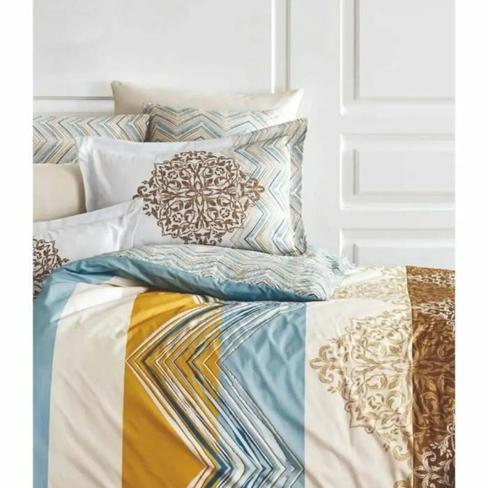 Комплект покривка за завивка Бял 200 легло 3 Части