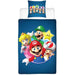 Комплект покривка за завивка Mario Bros 25 x 4 x 30 cm Син