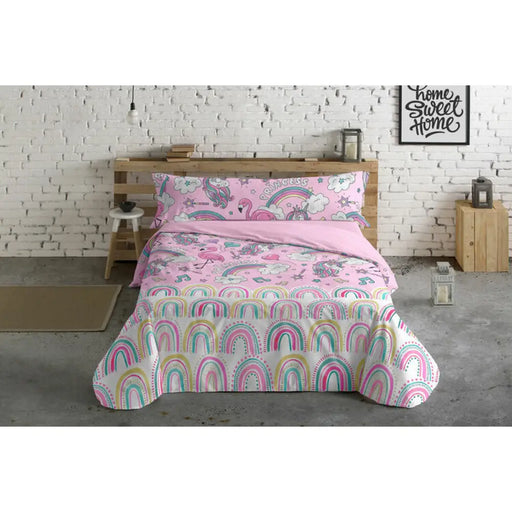Комплект покривка за завивка Pierre Cardin Unicornios Розов