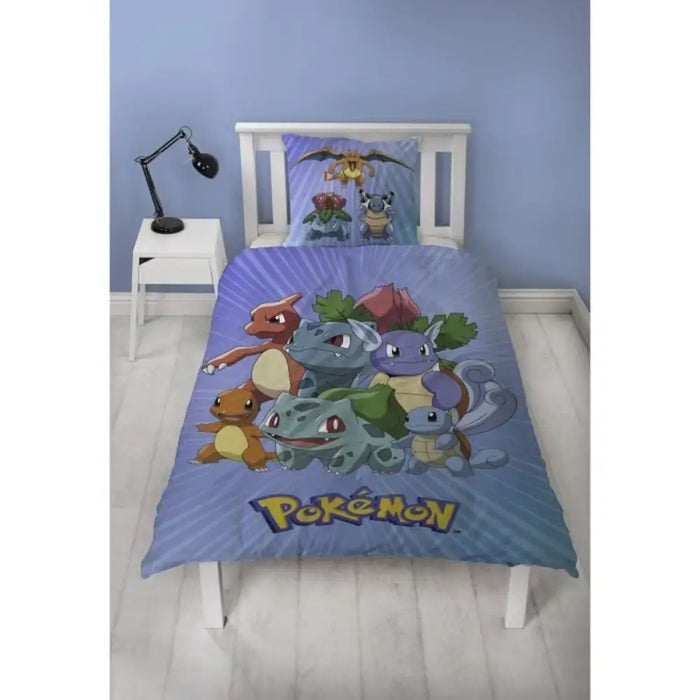 Комплект покривка за завивка Pokémon 25 x 4 x 30 cm Син 140
