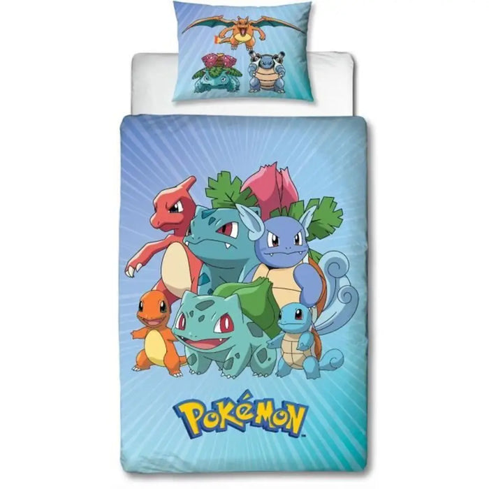 Комплект покривка за завивка Pokémon 25 x 4 x 30 cm Син 140