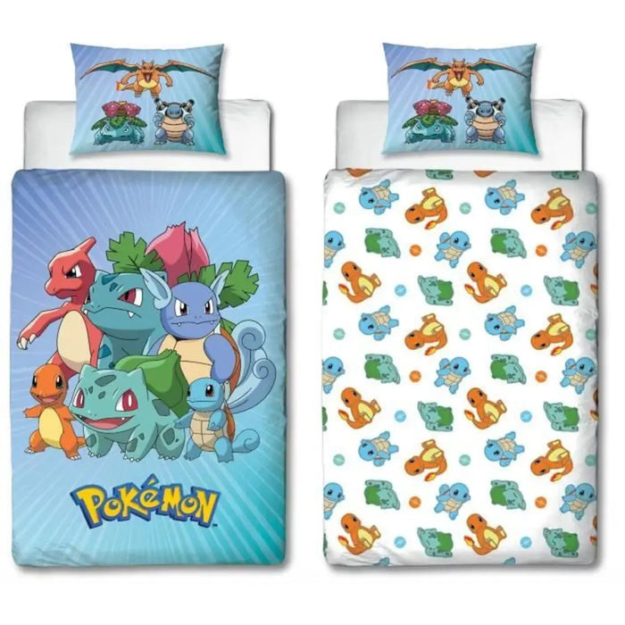 Комплект покривка за завивка Pokémon 25 x 4 x 30 cm Син 140