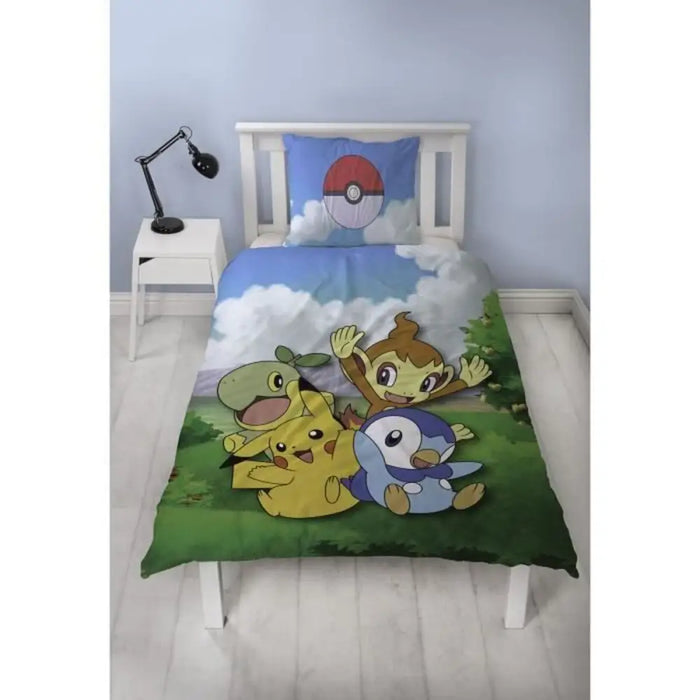 Комплект покривка за завивка Pokémon Многоцветен 140 легло