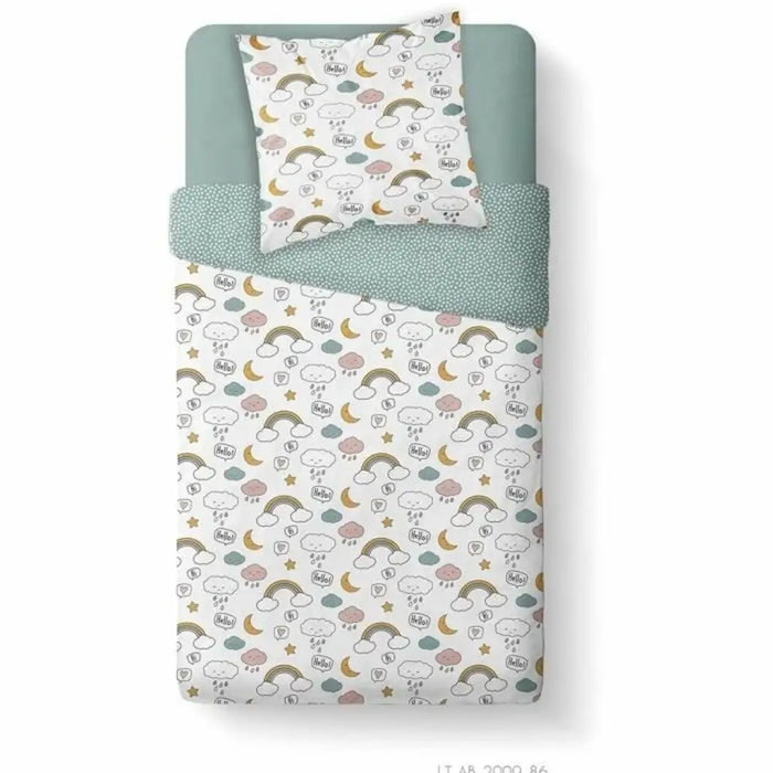 Комплект покривка за завивка TODAY Бял Единично легло 140 x