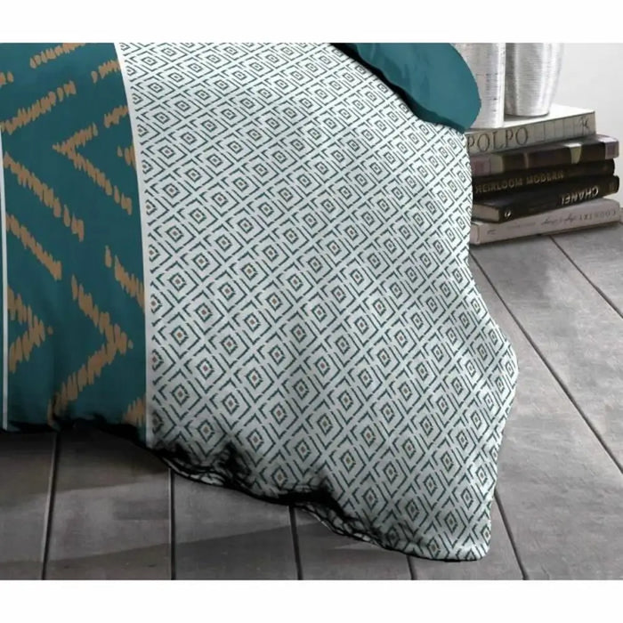 Комплект покривка за завивка HOME LINGE PASSION Ethno Син