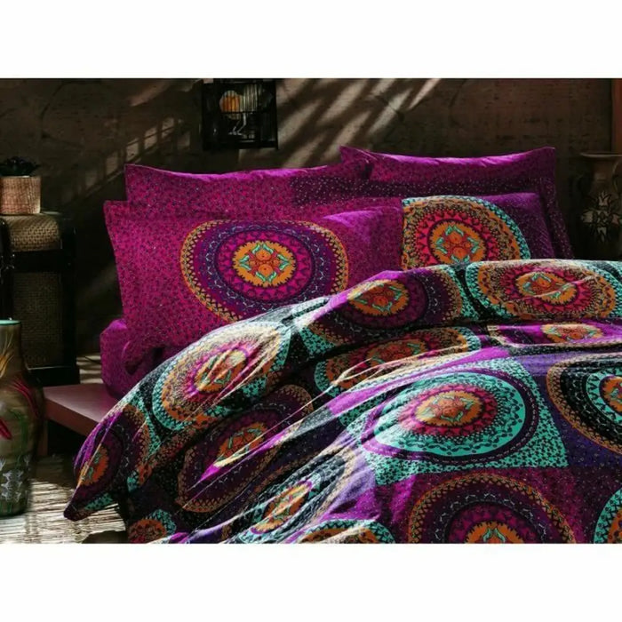 Комплект покривка за завивка Многоцветен 220 x 240 cm