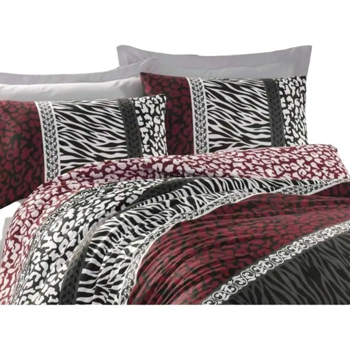 Комплект покривка за завивка Червен 200 легло 3 Части