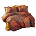 Комплект покривка за завивка Червен 200 легло 3 Части