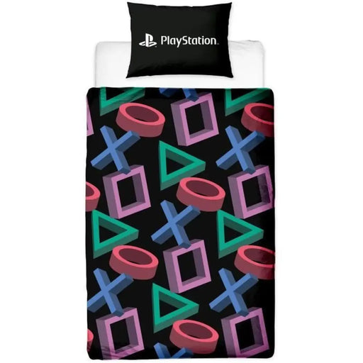 Комплект покривка за завивка Playstation Многоцветен 140