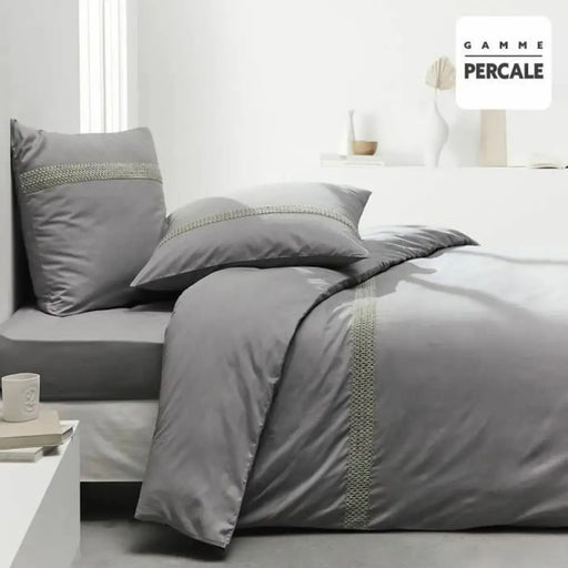 Комплект покривка за завивка TODAY Percale Сив 220 x 240 cm