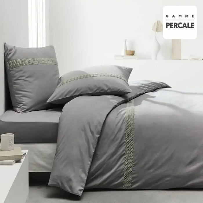 Комплект покривка за завивка TODAY Percale Сив 220 x 240 cm