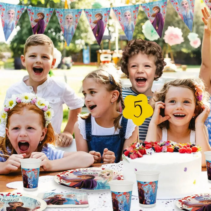 Комплект Празнични Артикули Frozen 66 Части