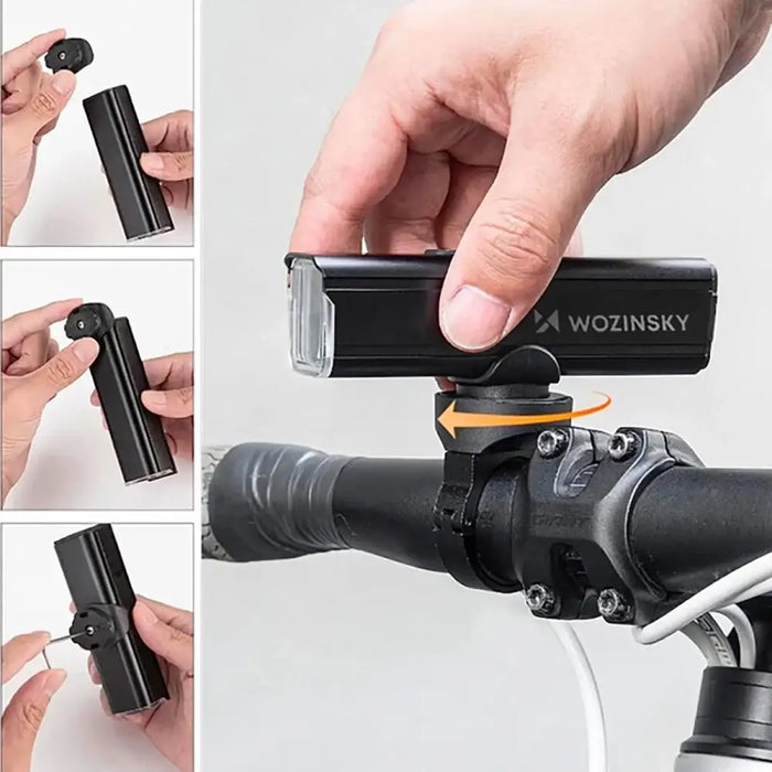 Комплект предни (1000 lm) и задни USB-C велосипедни