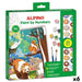 Комплект Рисуване по Числа Alpino Forest 6 броя
