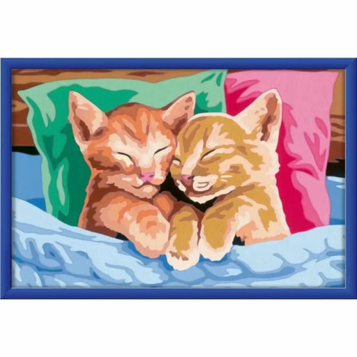 Комплект Рисуване по Числа Ravensburger CReart Cats