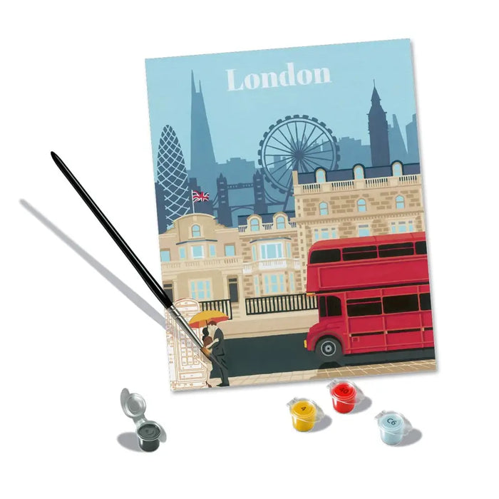 Комплект Рисуване по Числа Ravensburger London