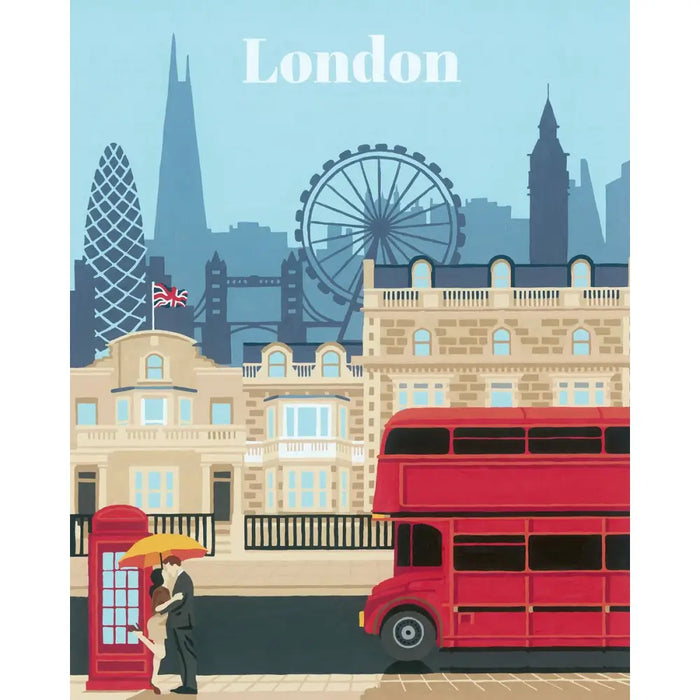 Комплект Рисуване по Числа Ravensburger London