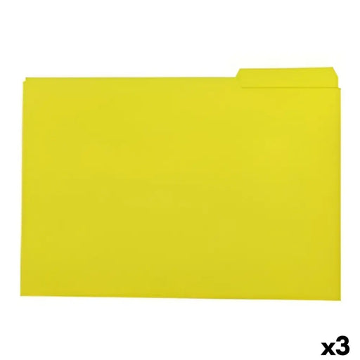 Комплект с подпапки Elba Жълт A4 50 Части (3 броя)