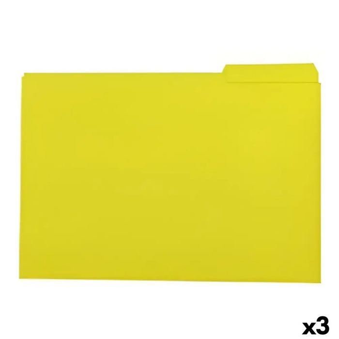 Комплект с подпапки Elba Жълт A4 50 Части (3 броя)