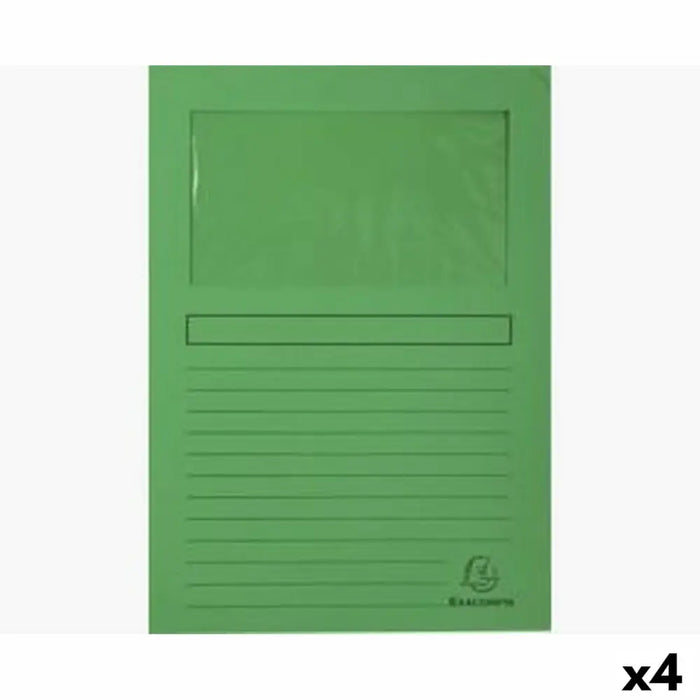 Комплект с подпапки Exacompta A4 100 Части (4 броя)