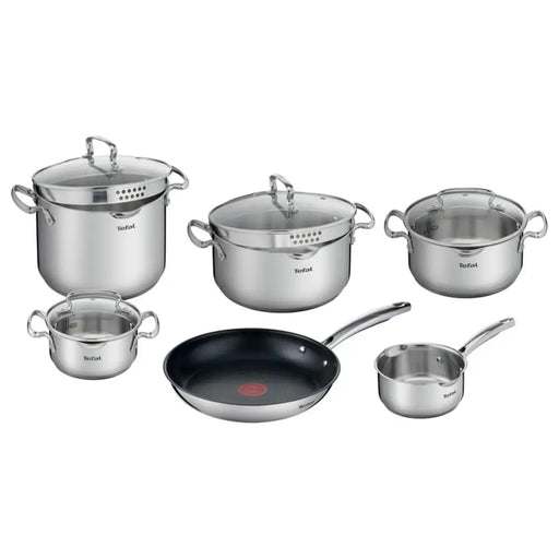КОМПЛЕКТ СЪДОВЕ ЗА ГОТВЕНЕ TEFAL DUETTO + G732SA55