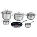 КОМПЛЕКТ СЪДОВЕ ЗА ГОТВЕНЕ TEFAL DUETTO + G732SA55