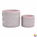 Комплект саксии DKD Home Decor Цимент 2 Части 2 броя (17 x