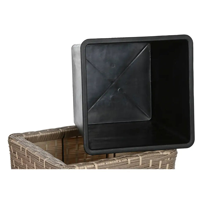 Комплект саксии Home ESPRIT полипропилен Pатан 40 x 40 x 36