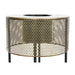Комплект саксии DKD Home Decor 33 x 33 x 67 cm Черен Златен
