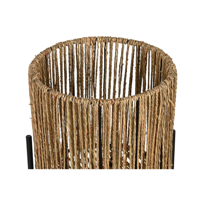 Комплект саксии Home ESPRIT Черен Метал влакно 23 x 23 x