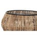 Комплект Саксии за цветя DKD Home Decor Черен Естествен