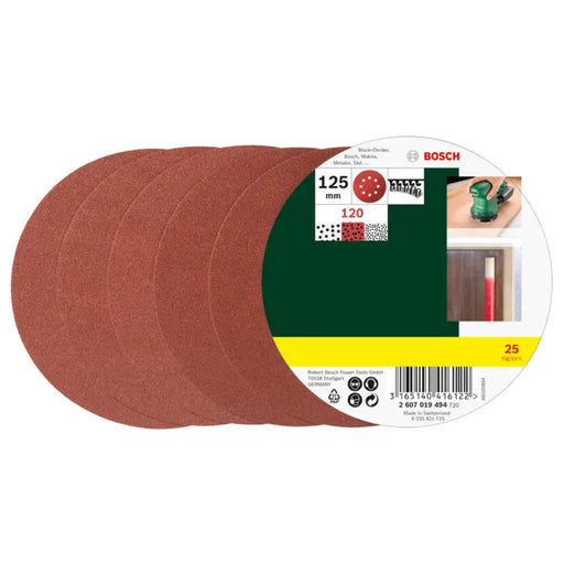 КОМПЛЕКТ ШКУРКИ 25 БР. BOSCH К 120