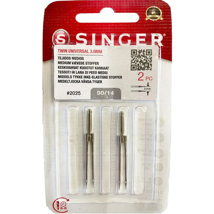 КОМПЛЕКТ SINGER ДВОЙНА ИГЛА 2БР.