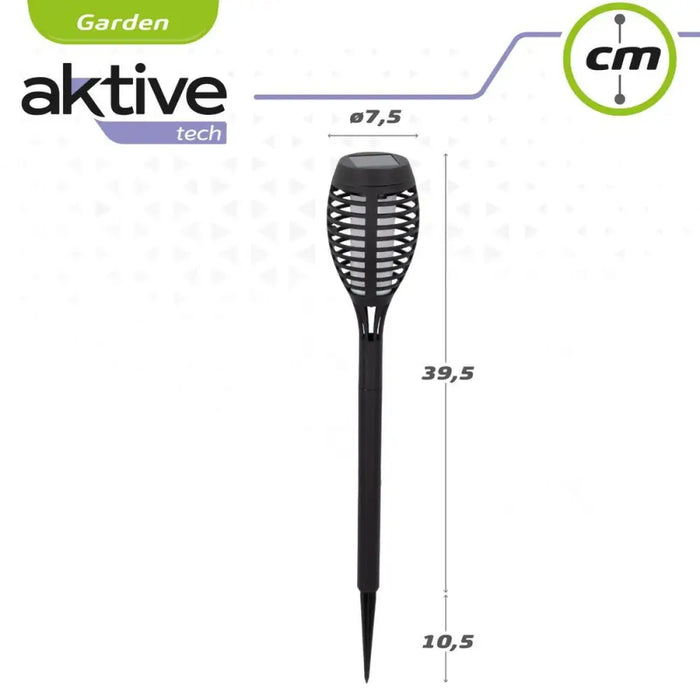 Комплект слънчеви градински фенери Aktive Пластмаса 7,5 x