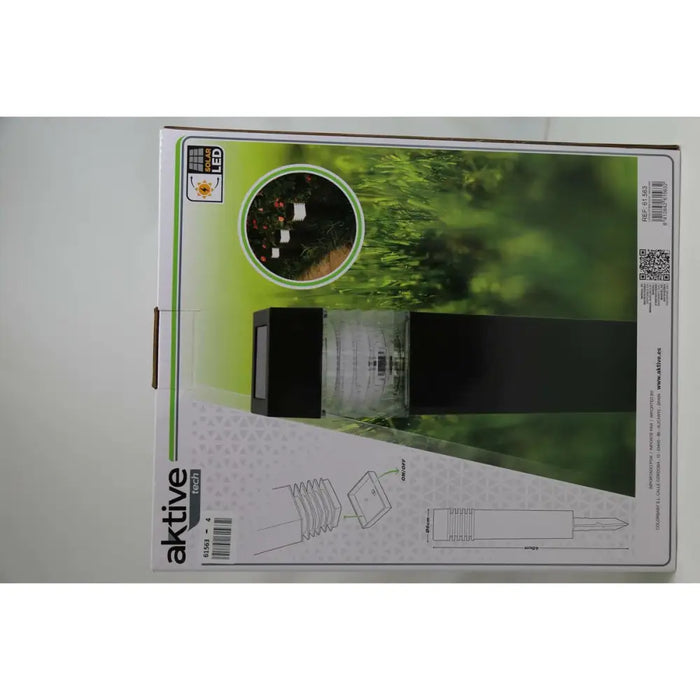 Комплект слънчеви градински колове Aktive 4 Части Пластмаса