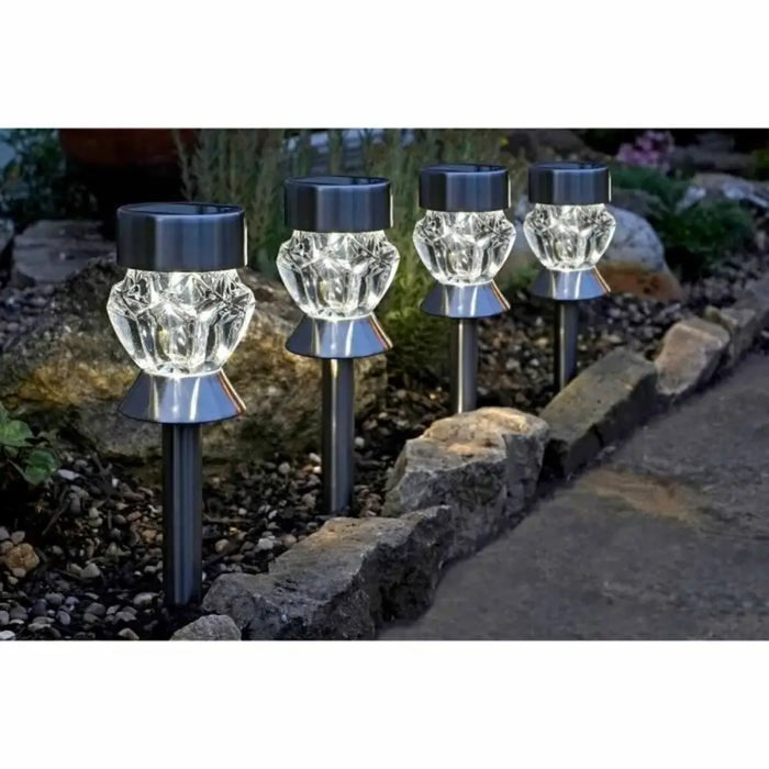 Комплект слънчеви градински колове Smart Garden Кристал (4