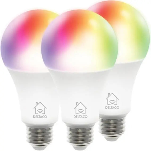Комплект смарт RGB крушки DELTACO