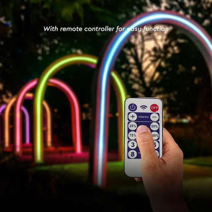 КОМПЛЕКТ СОЛАРНА LED ЛЕНТА 1.2W RGB 900LM 5M IP67 V-TAC