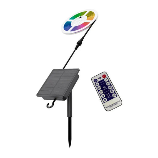 КОМПЛЕКТ СОЛАРНА LED ЛЕНТА 1.2W RGB 900LM 5M IP67 V-TAC