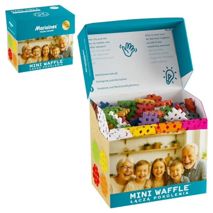 Комплект строителни блокчета MARIOINEX Mini Waffle