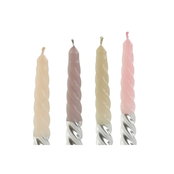 Комплект Свещи DKD Home Decor Двуцветен 2 x 2 x 18,5 cm 4