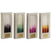 Комплект Свещи DKD Home Decor Двуцветен 2 x 2 x 25 cm 2 x 2